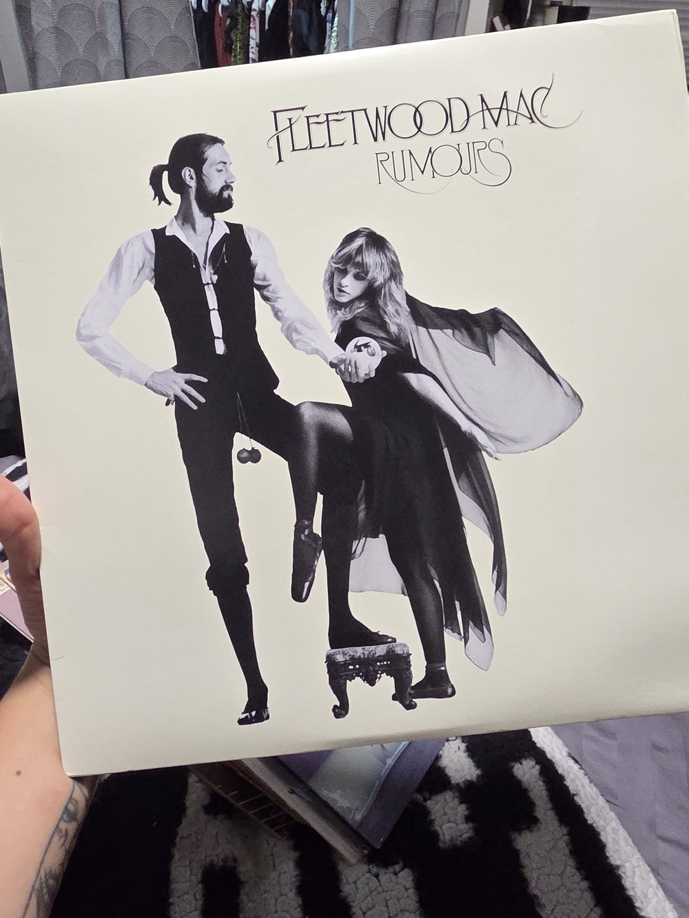 MINT/ NEW Clear vinyl pressing of Fleetwood Mac's classic 1977 album, Rumours.